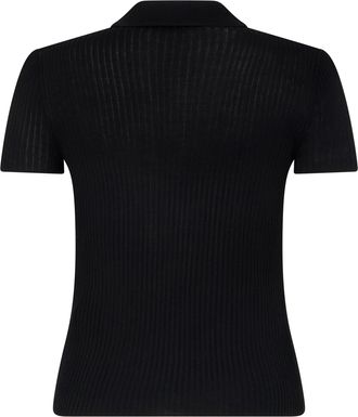 Balenciaga Ribbed Knit Cardigan - Black