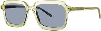 Paradigm Filipe Citron Womens Sunglasses Green Size 54