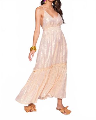 Sundress Womens Cirka Maxi Dress In Iso Gold