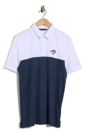 Travis Mathew Toronto Blue Jays Home Run Leader Polo in White/Navy at Nordstrom Rack, Size Xxx-Large