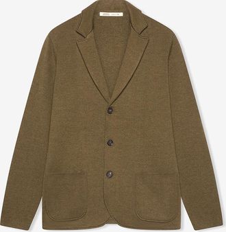 Maurizio Baldassari Einreihiger Kaschmir- und Seidenblazer