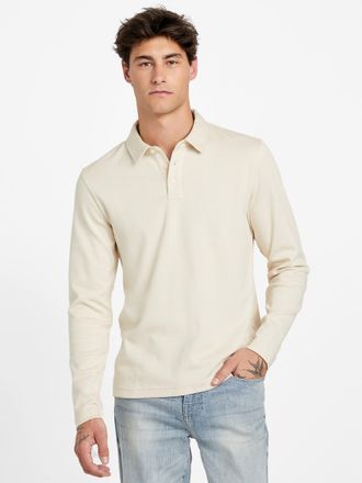 Guess Noel Jacquard Long-Sleeve Polo