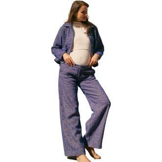 Cache Coeur Pippa Maternity Jacket in Blue at Nordstrom, Size X-Large