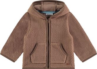 Babyface Fleece Hooded Jacket in Caramel at Nordstrom, Size 18M
