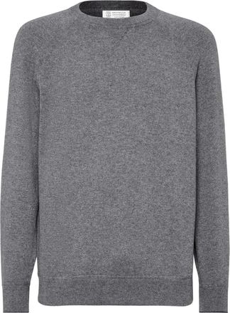 Brunello Cucinelli Maglione girocollo - Grigio