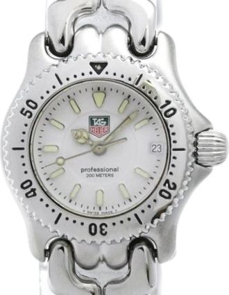Tag Heuer Pre-owned Sel Wg 1412 Polshorloge - Dames - Vintage Horloges - Wit - ONE Size - Vintage