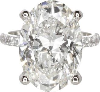 Verde 7ct IGI Certified Lab-grown Oval Cut Diamond Ring