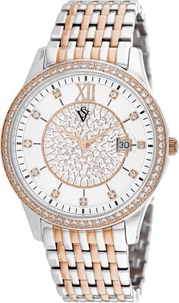 Christian Van Sant Womens Carla White Dial Watch