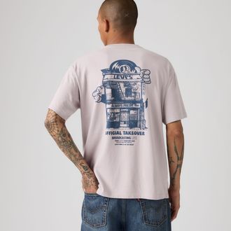 Levi's Graphic Vintage Fit Tee - Mens - XL - Grey