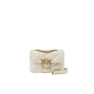 Pinko Pinko, Dames, Tassen, Beige, Maat: ONE Size Su&egrave;de
