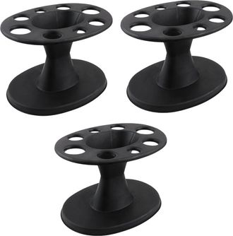 OEM Soporte Para Cepillos De Pelo, Peine Redondo, Organizador De Herramientas De Peinado, Almacenamiento De Maquillaje, Soporte De 3 Piezas Para Brochas D