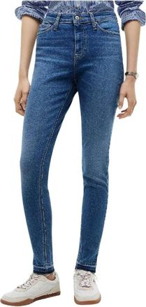 Tommy Hilfiger Nora Slim-fit Jeans - Dames - Slim Fit Jeans - Blauw - W26 L30 - Katoen - Jeans