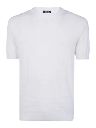 Barba Net Fancy Round Neck Sweater