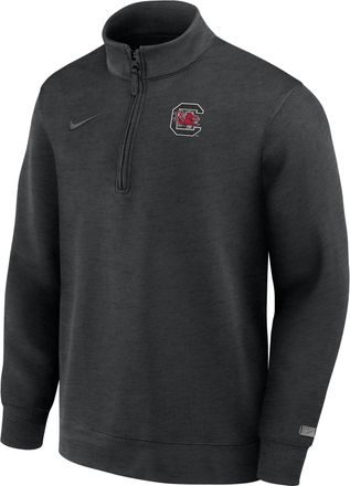 Nike South Carolina Coaches Nike Mens Dri-FIT College Long-Sleeve 1/2-Zip Top in Black | IW4880-010