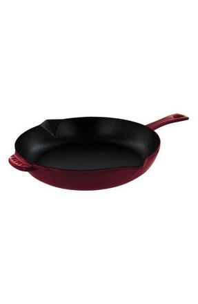 Staub 10-Inch Enameled Cast Iron Fry Pan in Grenadine at Nordstrom