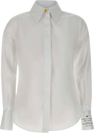 Elisabetta Franchi Camicia con colletto classico - Bianco