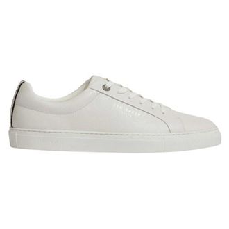 Ted Baker Heren Leren Trainers (Wit)