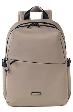 Hedgren Cosmos Water Repellent Backpack in Stone Beige at Nordstrom Rack