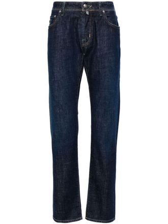 Jacob Cohen Nick mid-rise slim-fit jeans - men - Elastane/Cotton - 42 - Blue
