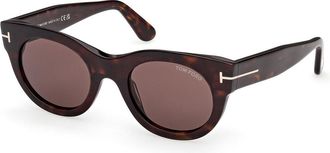 Tom Ford FT1315 MARINE-02 52E Womens Sunglasses Tortoiseshell Size 50