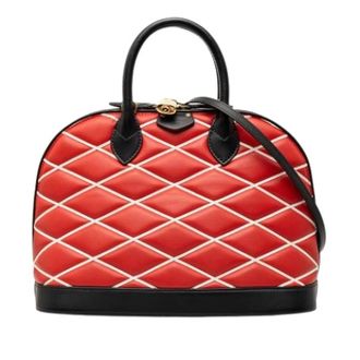 Louis Vuitton Pre-owned Alma Malletage PM - Dames - Vintage Handtas - Rood - ONE Size - Leer - Vintage