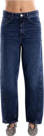 Marella Straight Jeans - Dames - Regular Fit Jeans - Blauw - M - Katoen - Jeans