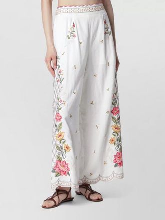 Farm Rio high-rise skirt