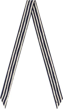 Max Mara Silky Scarves, female, Multicolor, Size: ONE SIZE Faida Striped Tie