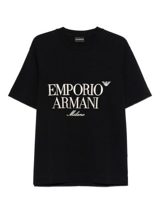 Emporio Armani Logo Cotton T Shirt