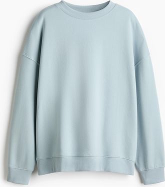 H&M Oversized Sweatshirt - Turquoise
