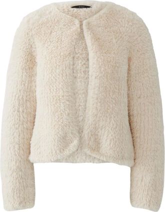 Oui Dames, Jassen, Beige, Maat: L
