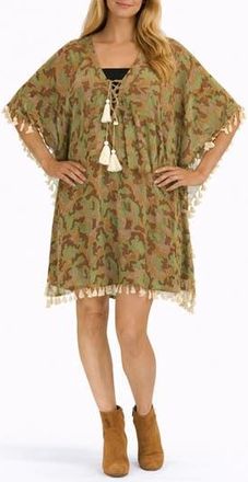 Ranee&rsquo;s Camo Short Caftan Cover-Up in Cameo at Nordstrom Rack, Size Large/x-Large