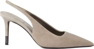 Brunello Cucinelli Brunello Cucinelli Slingback-Pumps aus Wildleder