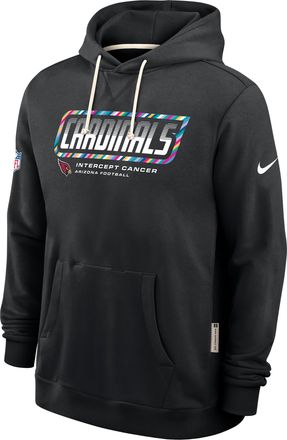 Nike Arizona Cardinals Crucial Catch Sideline Standard Issue Nike Mens Dri-FIT NFL Pullover Hoodie in Black | 03AZ00AZU1-F9R