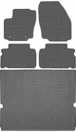 OEM Juego De Alfombrillas De Goma Para Coche Y Alfombrilla Para Maletero Para La Ford Galaxy Ii Minivan (2006-2010)