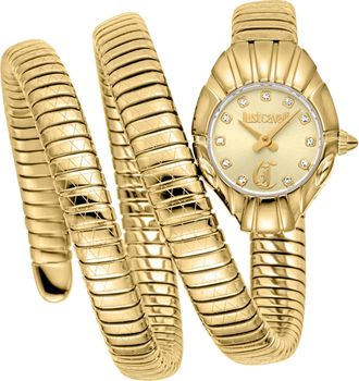 Just Cavalli Womens Snake 316L Stainless Steel Watch