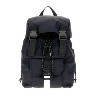 A.P.C. Backpack - male - A.P.C. - Backpacks - Blue - ONE SIZE - Bags