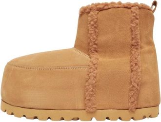 INUIKII Chunky Boot - Dames - Winterlaarzen - Bruin - 36 EU - Leer - Schoenen