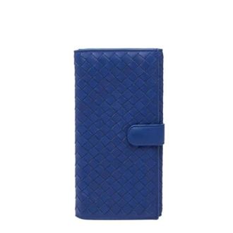 Bottega Veneta Pre-owned Wallets, female, Blue, Size: ONE SIZE Pre-owned Leather Wallet