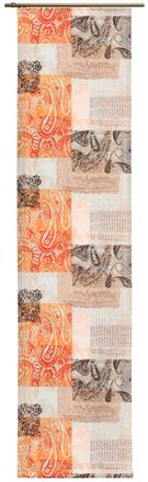 Wirth Schiebegardine »JOLANDA« Klettband 1 Stk. tlg. inkl. Beschwerungsstange