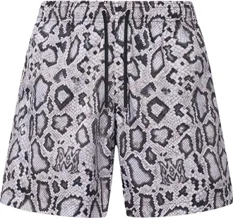 Amiri Snake-print Swim Shorts