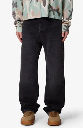 mnml Baggy Denim Jeans in Western Black at Nordstrom, Size 36
