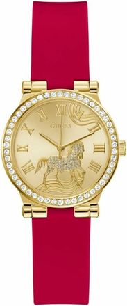 Guess Gw0937L1 Horloge - Dames - Accessoires - Geel - Maat: ONE Size