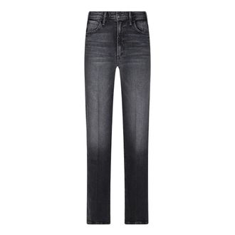 Mother Dames, Jeans, Zwart, Maat: W29 Katoen
