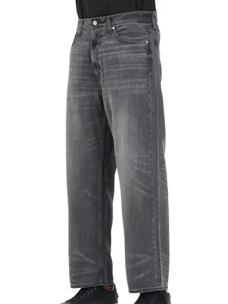 Calvin Klein Black Lyocell-Blend Baggy Jeans