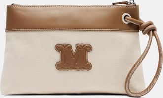 Max Mara Frisia Small canvas pouch