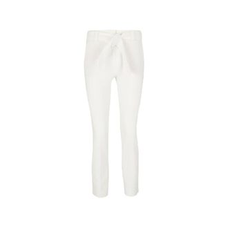 Windsor Pantaloni Slim Fit - - Trousers - Donna - Bianco - M