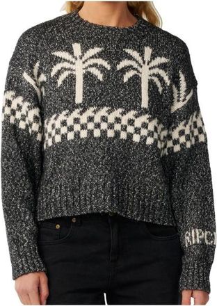 Rip Curl Bossa Nova Neps Crew Pullover f&uuml;r Damen | schwarz/grau