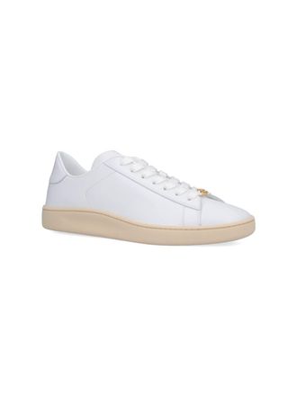 Valentino Garavani VLogo Low-Top Calf Leather Sneaker - White