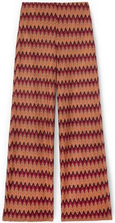Motivi Broeken, Dames, Oranje, XS, Wide Broeken